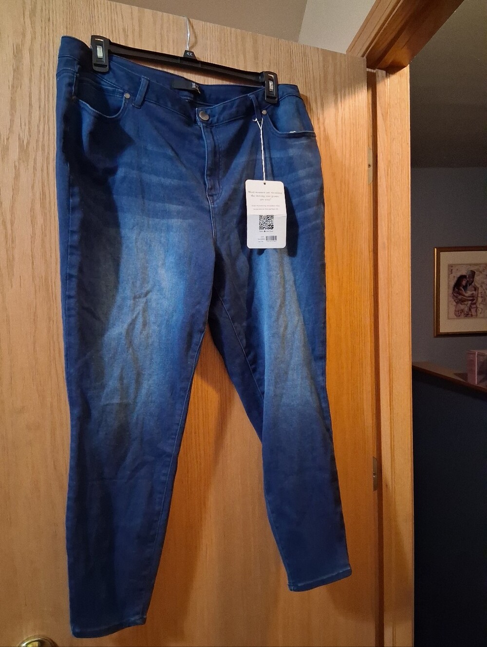 1822 Denim jeans, dark wash, Gia / Jefferson High-Rise "Butter" Ankle Skinny Jea